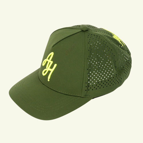 Load image 1 in gallery view. Perforated A-Frame Golf Hat (snapback)