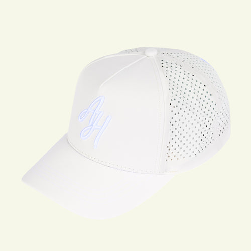 Load image 1 in gallery view. Perforated A-Frame Golf Hat (snapback)