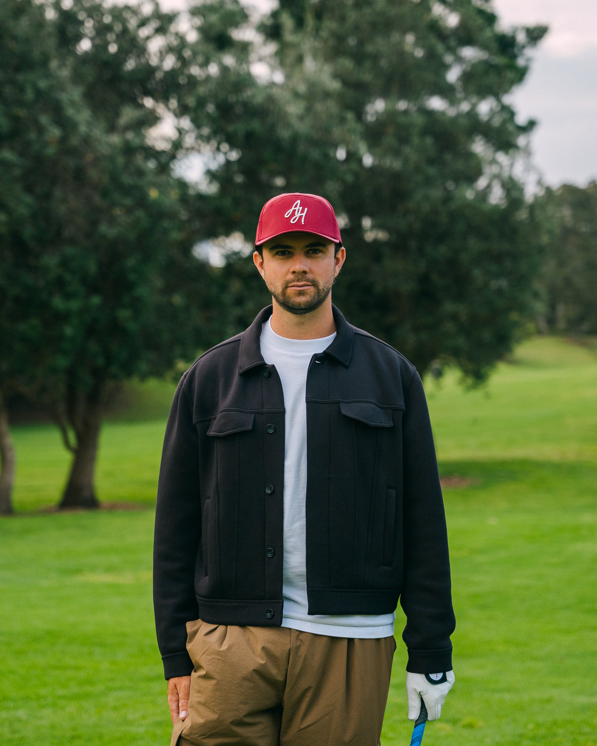 6-Panel Split Front Golf Hat (snapback)