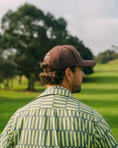 Load image 1 in gallery view. A-Frame Rope Golf Hat (snapback)